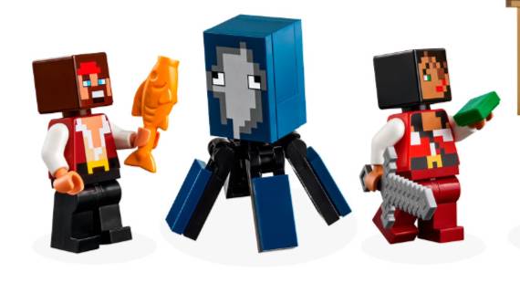 Lego. Лего . осминог. Minecraft 21259