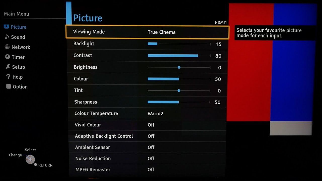 Panasonic TX-50CX680B Best Picture Settings