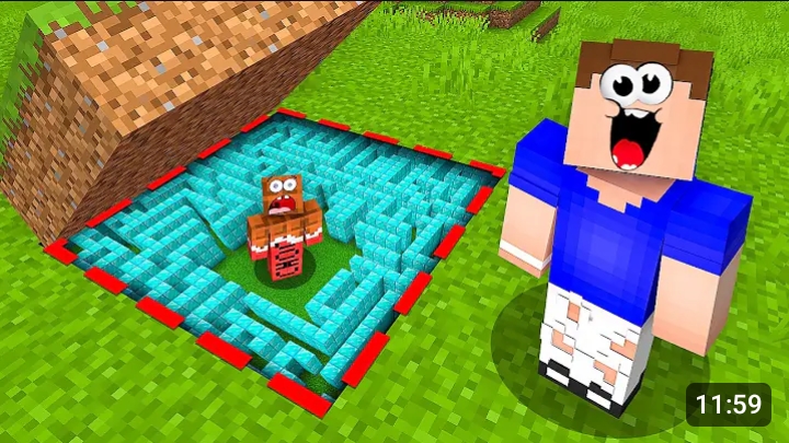 Я Построил ЛАБИРИНТ и ЗАСЕКРЕТИЛ Его в Майнкрафт! Minecraft