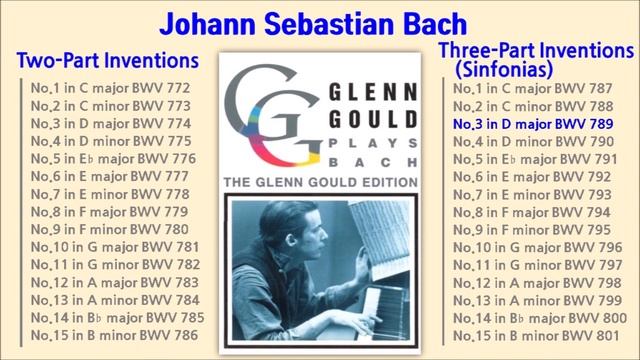 Bach-Glenn Gould -Two part Inventions, Three-part Inventions (Sinfonias)