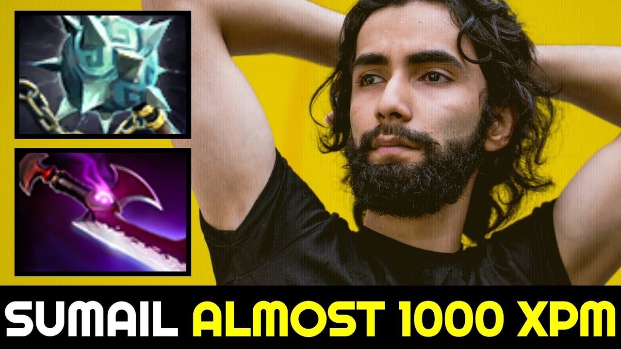 SUMAIL Almost 1000 XPM with First Item Gleipnir Nature's Prophet Dota 2