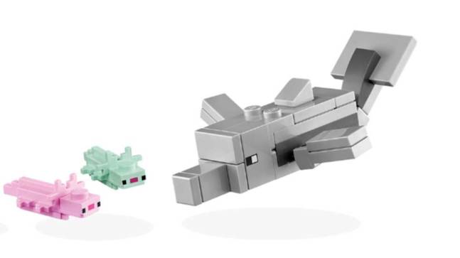 Lego.Лего. дельфин. Minecraft 21247