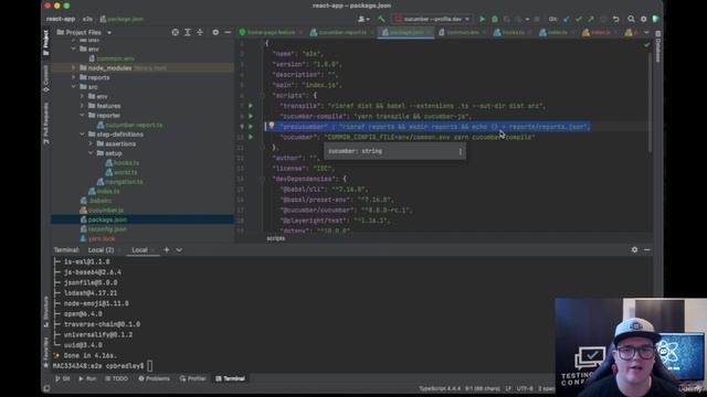 24 - Cucumber reporter and our first Dynamic Test Runner Script