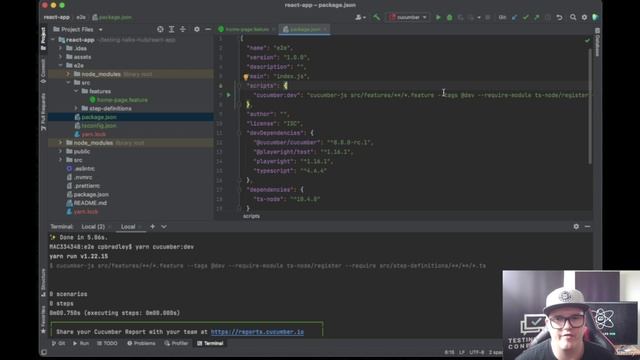 12 - Cucumber Scenario tags dev smoke regression