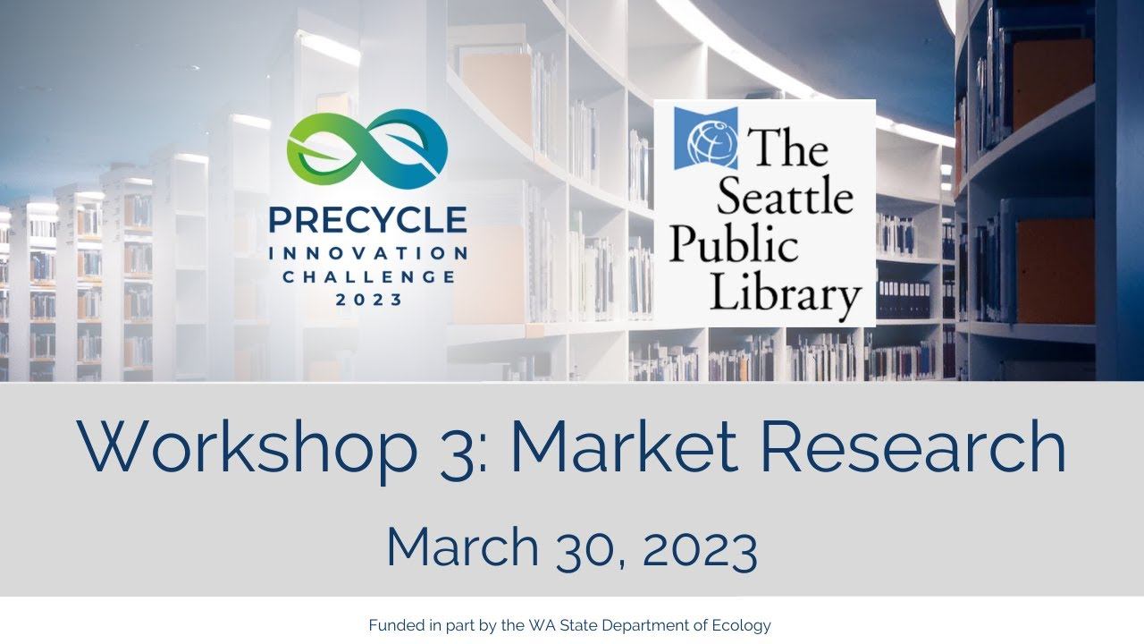 PreCycle 2023 - DIY Market Research Using Library Materials