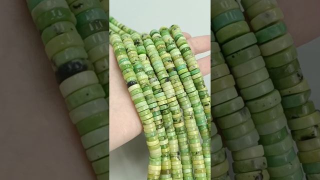 Бусины "Диски" Офит 3*8мм. Бусин в нити - 130шт. Цена - 740 ₽ На сайте : stones-shop.ru