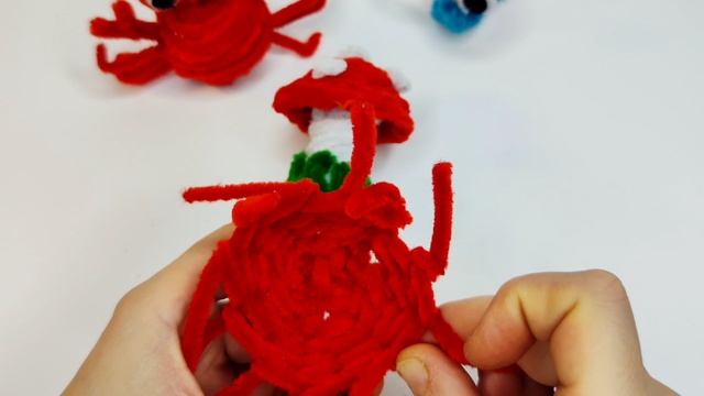 Мухомор своими руками из синельной проволоки