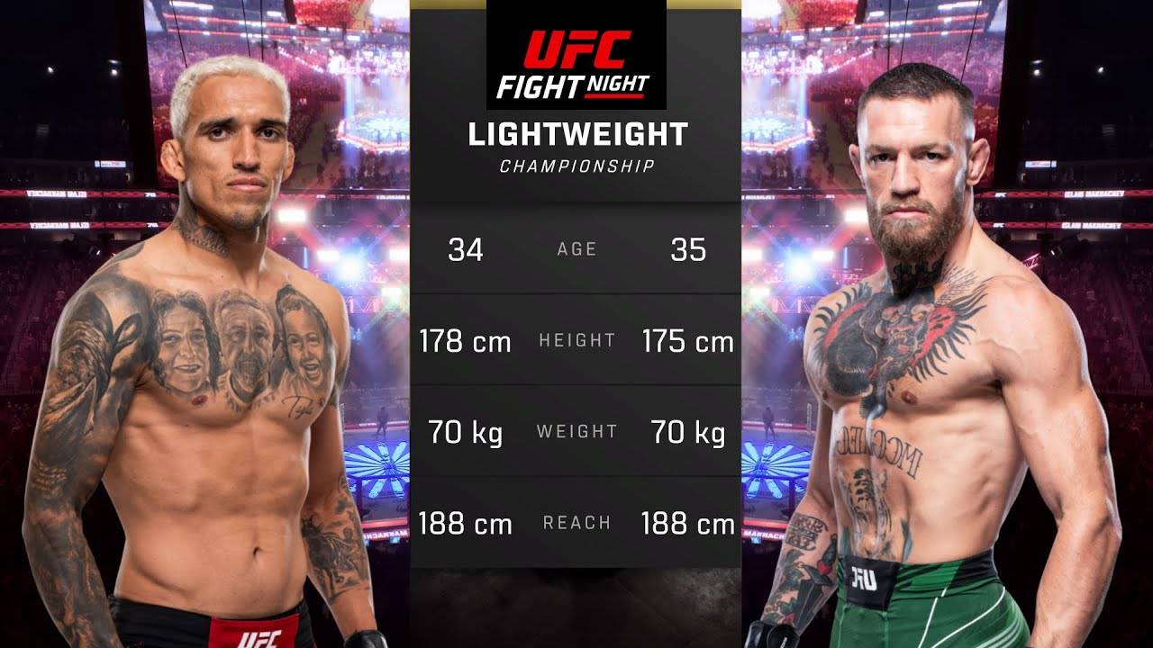Чарльз Оливейра против Конора Макгрегора Полный бой - UFC 5 Fight Night