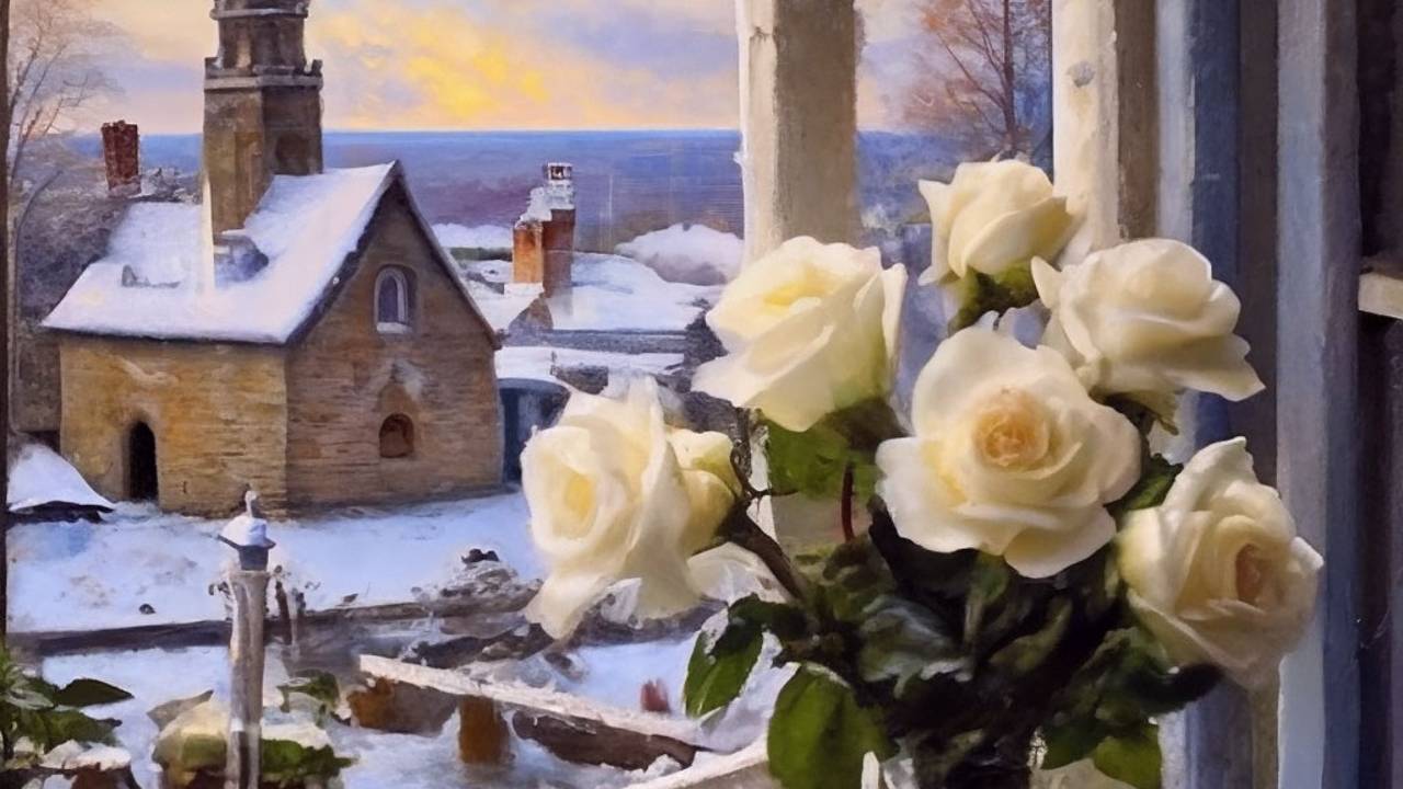 БЕЛЫЕ  РОЗЫ