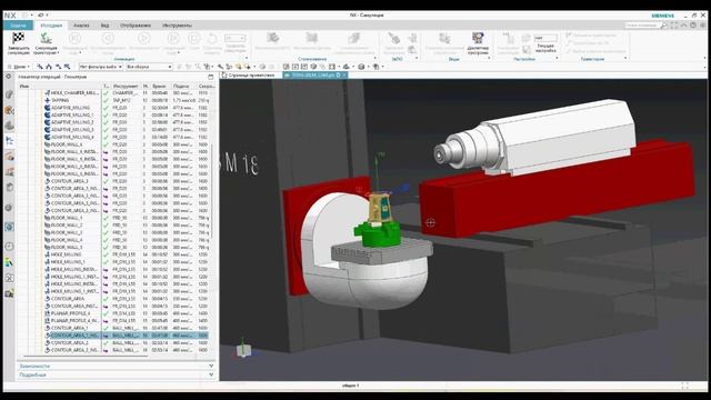 Mill multi axis NX. Многоосевая обработка в NX