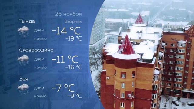 Прогноз погоды на 26.11.2024