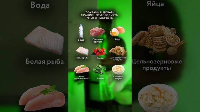 Добавь эти продукты чтобы похудеть