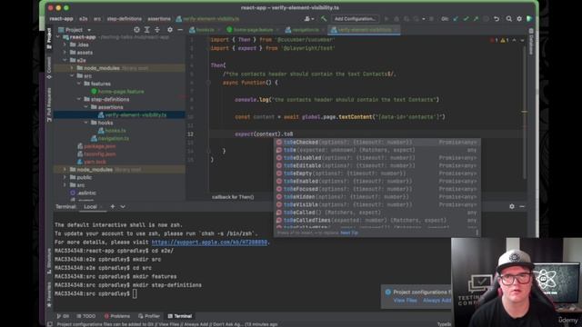 9 - Setting up your first automation framework part 3