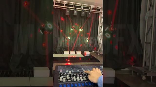 Moka sfx кинетический футбольный светодиодный кольцевой эффект ⭕ rgb кольцо + rgb луч 🤩🤩