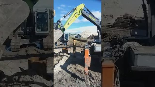 Услуги бурения +7 (985) 185-77-77. Погружение труб с Буровой установкой JUNJIN RA-028 Burspec