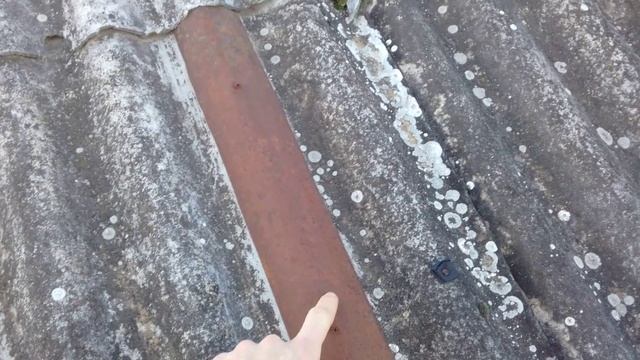 ремонт старой шиферной кровли
