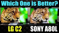Sony A80L vs LG C2 | Sony A80L TV Review | LG C2 4K OLED | Sony A80L PS5 | LG C2 PS5 | LG C2 Specs