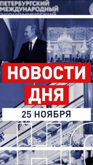 Новости 25 ноября за 60 секунд #новостизаминуту #RTнарусском