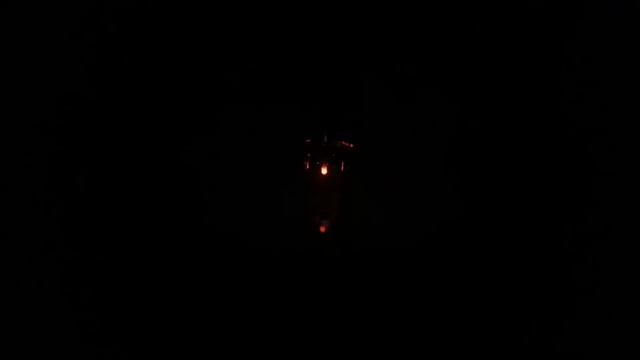 Дуговая ртутная лампа HPLR 125W. Горение и выключение.