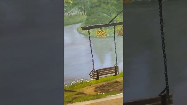 #Рисунок#Рисую#самоучкахудожник#гуашь#акрил#карандаш#портрет Качеля