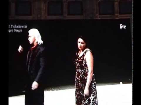 Netrebko-Hvorostovsky at the opera "Eugene Onegin" II