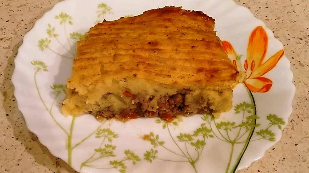 Пастуший пирог Shepherd's pie. Очень вкусно! Кухня Ирландии.