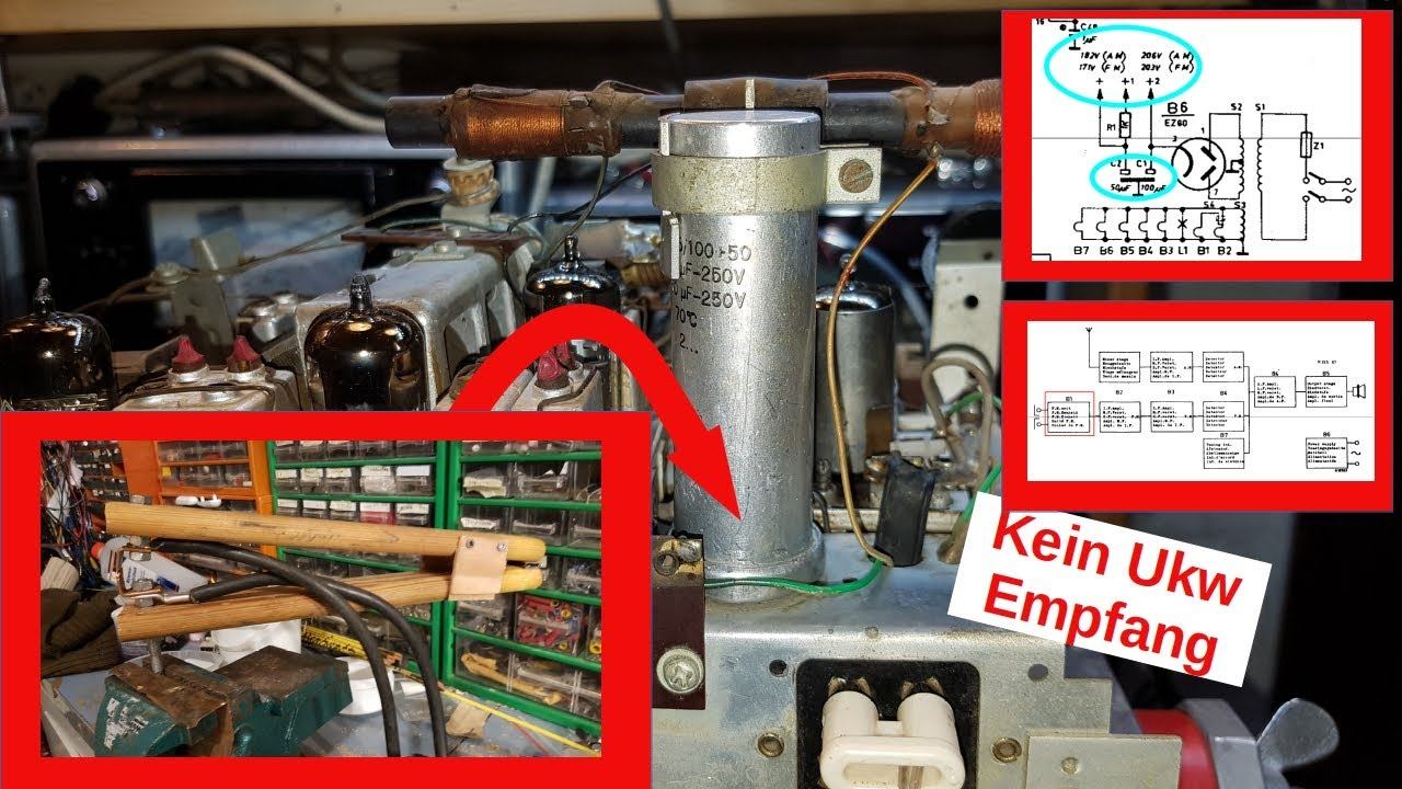 Kein UkW Empfang Philips B3X02A Reparatur Teil2