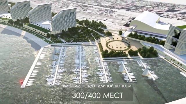 Проект строительства Яхт Марины в Сочи 2025. Морской рекреационный комплекс «Южный риф»