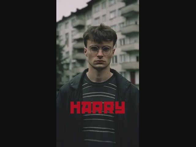 Гарри Поттер, но это российский думер (нейросеть)