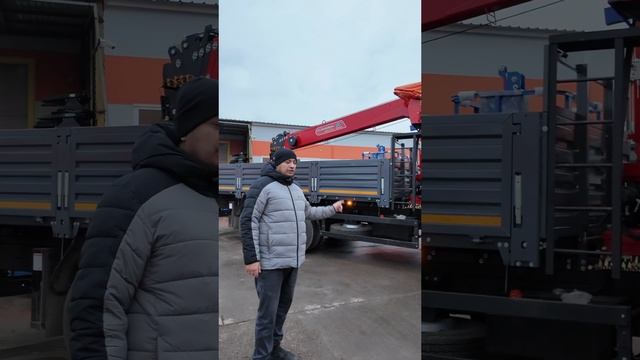 ОТГРУЗИЛИ КАМАЗ 65116 с КМУ HRS216 клиентам из Перми. По вопросам 8-800-444-33-16