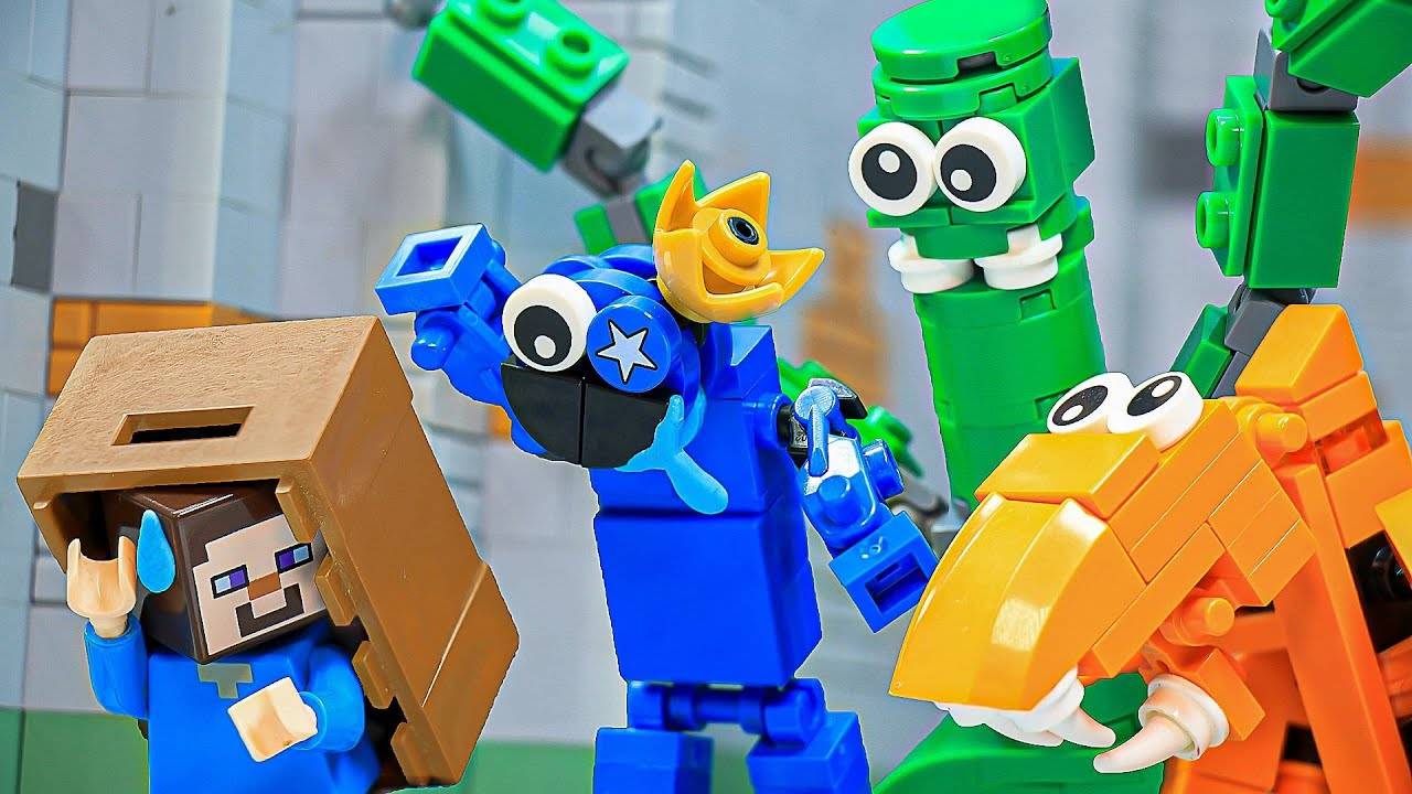 ЕСЛИ LEGO Rainbow Friend был в Minecraft