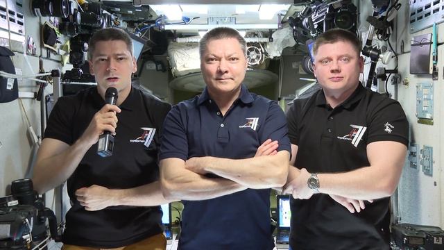 Видеоприветствие с МКС участникам парусной регаты "Кубок 6МХ"