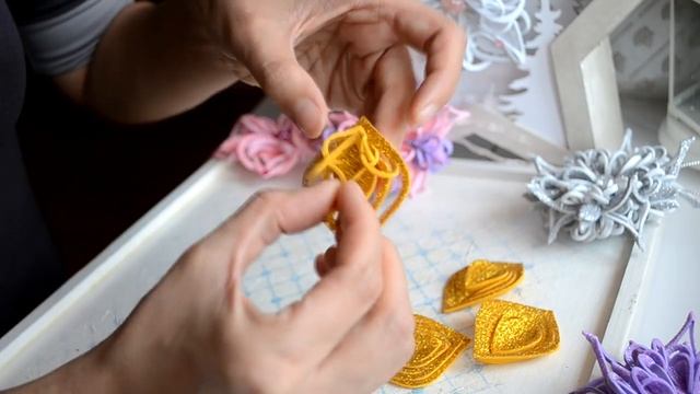 МК НОВОГОДНЯЯ снежинка из фоамирана