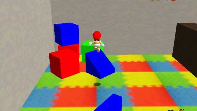 Super Baby Mario (N64) Gameplay on SM64 Hack