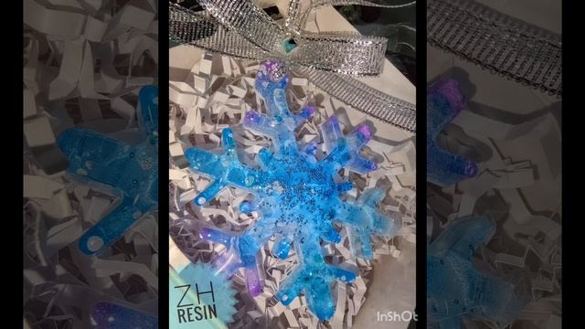 новогодние игрушки из эпоксидной смолы