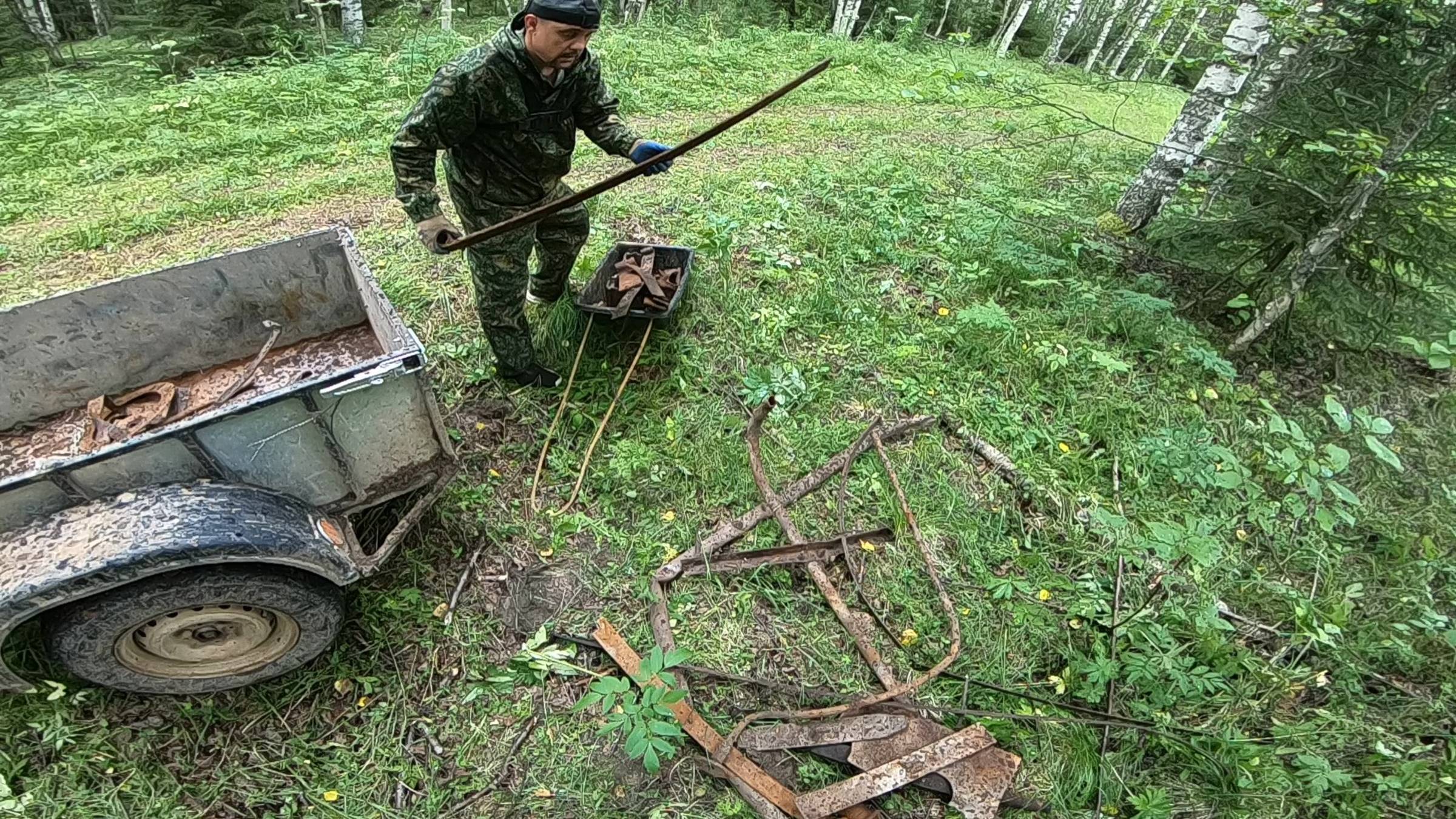 Железо в лесу_Рессоры_Похоже я нашёл где стоял гараж