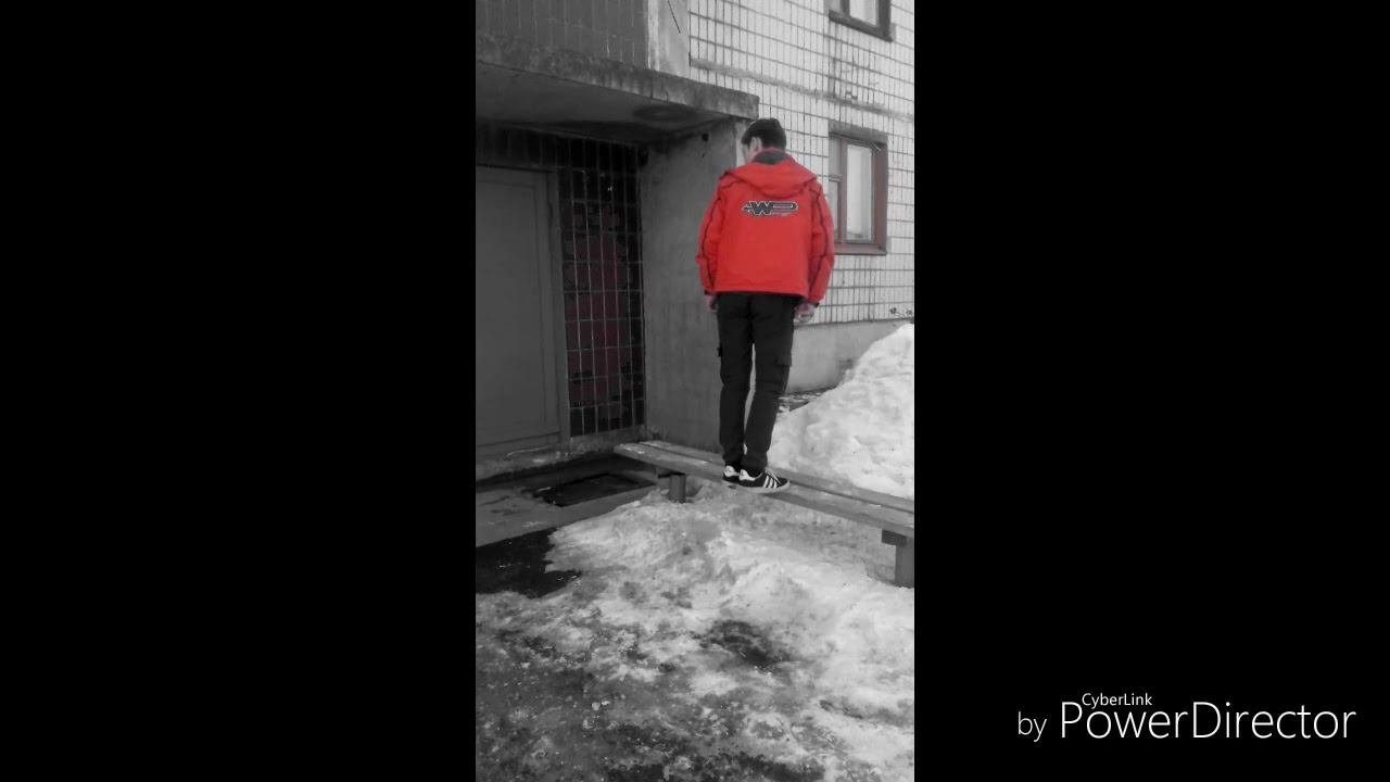 Заднее сальто со скамейки