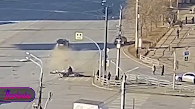 В Челябинске пьяный водитель на пешеходном переходе сбил толпу людей и скрылся с места ДТП