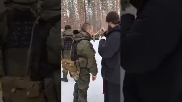 Причастие перед боем. Сильное видео из зоны СВО. Храни вас Господь, герои наши! 🙏