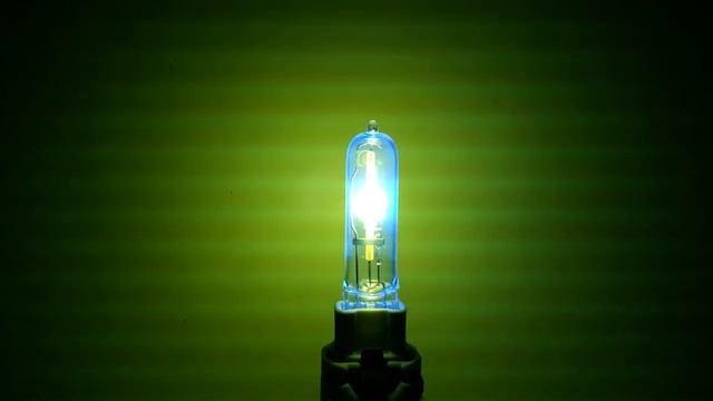 Запуск МГЛ фирмы OSRAM мощностью 70Вт. Прогрев и выход на режим.