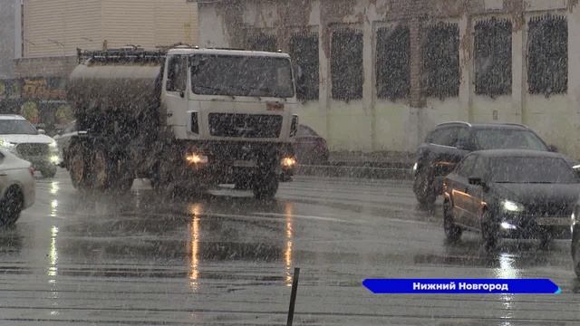 Снегопад накрыл Нижегородскую область