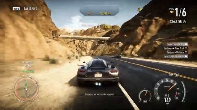 Need For Speed: Rivals PC - Grand Tour 8:14.85 - Fully Upgraded Koenigsegg Agera One:1 (360р)