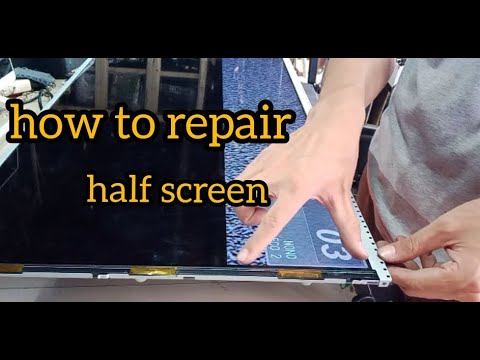 how to repair half screen"sharp 32inch",,#30