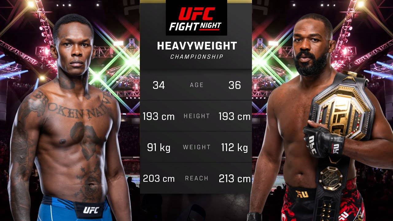Исраэль Адесанья против Джона Джонса Полный бой - UFC 5 Fight Night