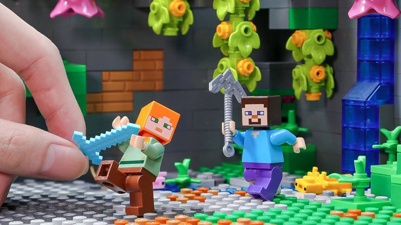 Создание мира LEGO Minecraft в реальной жизни