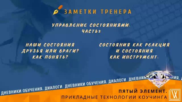 "Управление состояниями" Часть 3 - Наши состояния друзья или враги? Как понять?