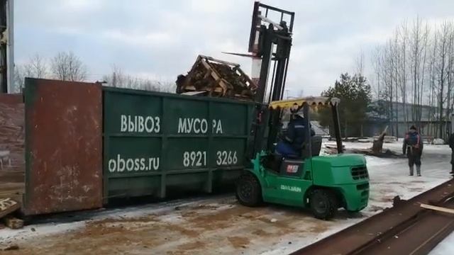 Вывоз строительного мусора с производства Санкт-Петербург МусороБосс