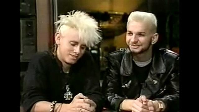 DEPECHE MODE 1985 MTV Dave Gahan и Martin Gore ИНТЕРВЬЮ НА РУССКОМ