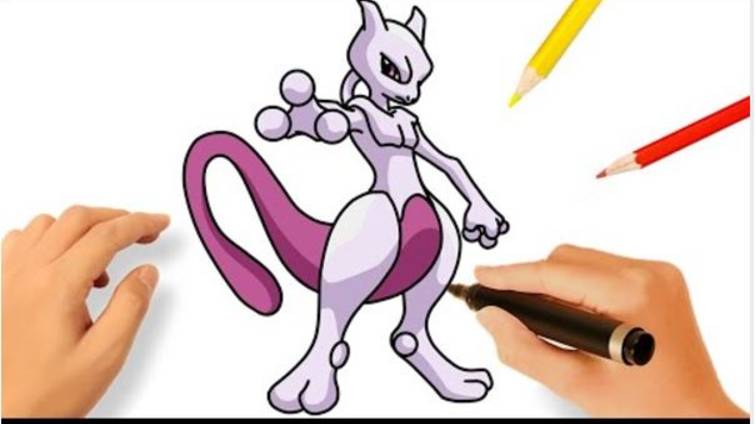 КАК РИСОВАТЬ МЬЮТВУ | POKÉMON