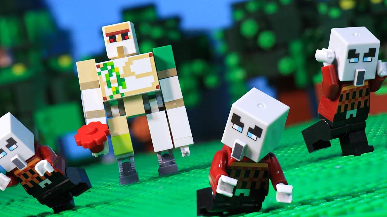 История первого железного голема в Minecraft